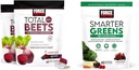 Force Factor Total Beets Soft Chews with Beetroot, Grapeseed Extract, Antioxidants, Nitrates, L-Citrulline, 120 Count, 2-Pack και Smarter Greens Superfood Chews with 25+ Superfoods, Probiotics, Antioxidants, and Fiber, 60 Count