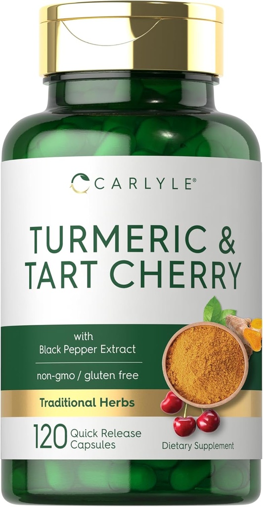 Carlyle Turmeric και Tart Cherry Κάψουλες 