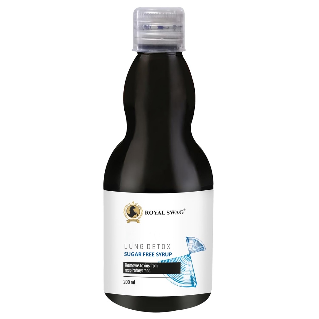 ROYAL SWAG Ayurvedic Lung Detox Syrup 200 ml Βότανο συμπλήρωμα 