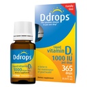 Drops Ενήλικες 1000IU 365 σταγόνες - Liquid Vitamin D3 συμπλήρωμα, υποστήριξη ισχυρό οστό & ανοσοποιητικό σύστημα