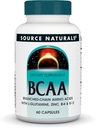 Source Naturals BCAA Διακλαδισμένη Αλυσίδα Αμινοξέα, Παρέχει Υποστήριξη στα Μυϊκά Συστήματα του Σώματος* - 60 Κάψουλες
