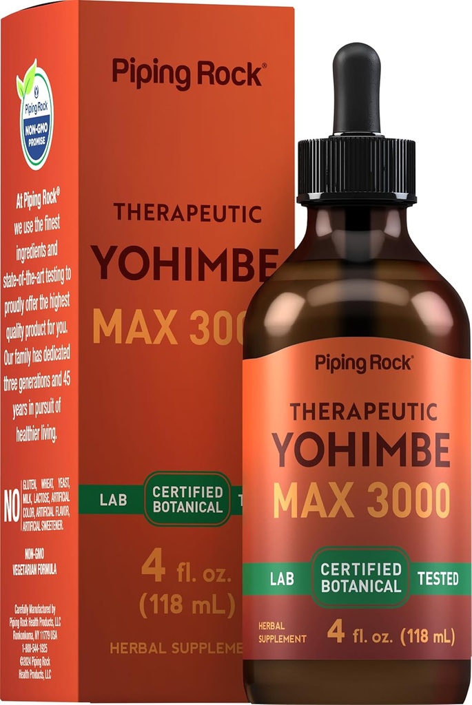 Piping Rock Yohimbe Bark Extract συμπλήρωμα 