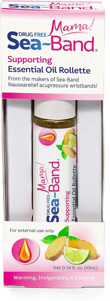 Η μαμά της θάλασσας! Αιθέριο Έλαιο Ηρεμία Αρωματοθεραπεία Rollette για την πρωινή ασθένεια ανακούφιση