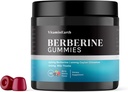 Βερβερίνη Gummies με Βερβερίνη HCL, Κεϋλάνη Κανέλα & Γάλα Γαϊδουράγκαθο για Ανοσοποιητικό και Μεταβολισμό Υποστήριξη - Berry Cherry Flavor - 60 Count