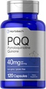 Horbäach PQQ Supplement 40 mg | 120 Capsules | Maximum Strength | Non-GMO and Gluten Free Supplement | Pyrroloquinoline Quinone Disodium Salt