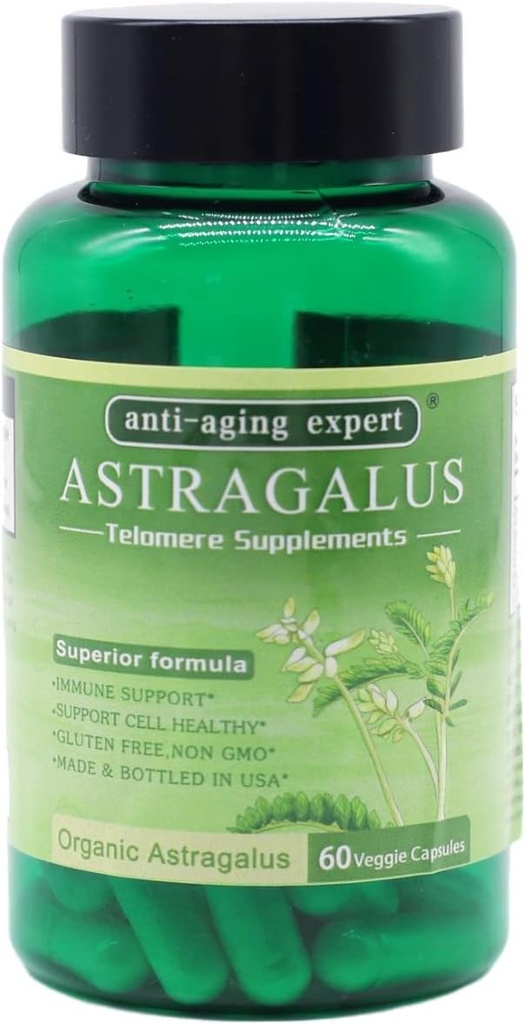 Astragalus Organic Extract 650mg, Schisandra Berries, Ligustrum Berry, 80% American Ginseng, Αντιοξειδωτικά του ανοσοποιητικού συστήματος Supports, Υγιεινή γήρανση, Made in USA