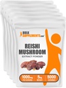 BulkSupplies.com Reishi Mushroom Extract Powder - Reishi Mushroom Powder, Συμπλήρωμα για το συνολικό Well-Being - Χωρίς γλουτένη, 1g ανά υπηρεσία, 1kg (πακέτο των 5) (11 λίβρες)
