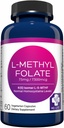MD Life L-Methylfolate 7.5 mg Supplement - Professional-Grade Active L Methylfolate Supplement - 60 Capsules - L-Methylfolate 7.5mg - Maximum Potency MTHFR W/Essential Amino Acids