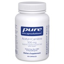 Καθαρές εγκοπές Acetyl-L-Carnitine 500 mg - Memory & Brain Supplement - Brain Support & Focus* - Χωρίς γλουτένη & χωρίς γλουτένη - 60 κάψουλες