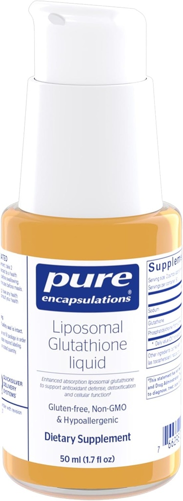 Καθαρές εγκοπές Liposomal Glutathionone Liquid 