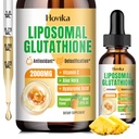 Liposomal Glutathionone Supplement 2000mg, Liquid Glutathionone Drops with Vitamin C, Master Αντιοξειδωτικά για το ανοσοποιητικό σύστημα, Γήρανση Άμυνα, Υγεία του δέρματος, Ηπατικό Detox - Superior Απορρόφηση, Ανανά 2 Fl Oz
