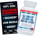 Ultimate 100% Essential Amino Acid Supplement - 150 Easy-to-Swallow, 1g Επικαλυμμένα δισκία - Όλα 9 ΟΛΓ με 40% λεουκίνη σε Βελτιστοποιημένη αναλογία BCAA - Αυξήστε την ενέργεια, Lean μυών & Ανάκτηση - Keto & Vegan