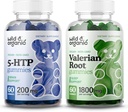 Wild & Organic 5HTP Gummies & Valerian Root Gummies 60 Count