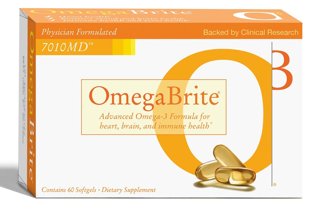 7010MD Advanced Omega-3 Formula, 92% Omega-3 με 1140 mg EPA ανά μερίδα, προωθώντας θετική διάθεση, υγεία του εγκεφάλου, ανοσοποιητική υγεία, υγεία της καρδιάς και κοινή υγεία- 60 Count