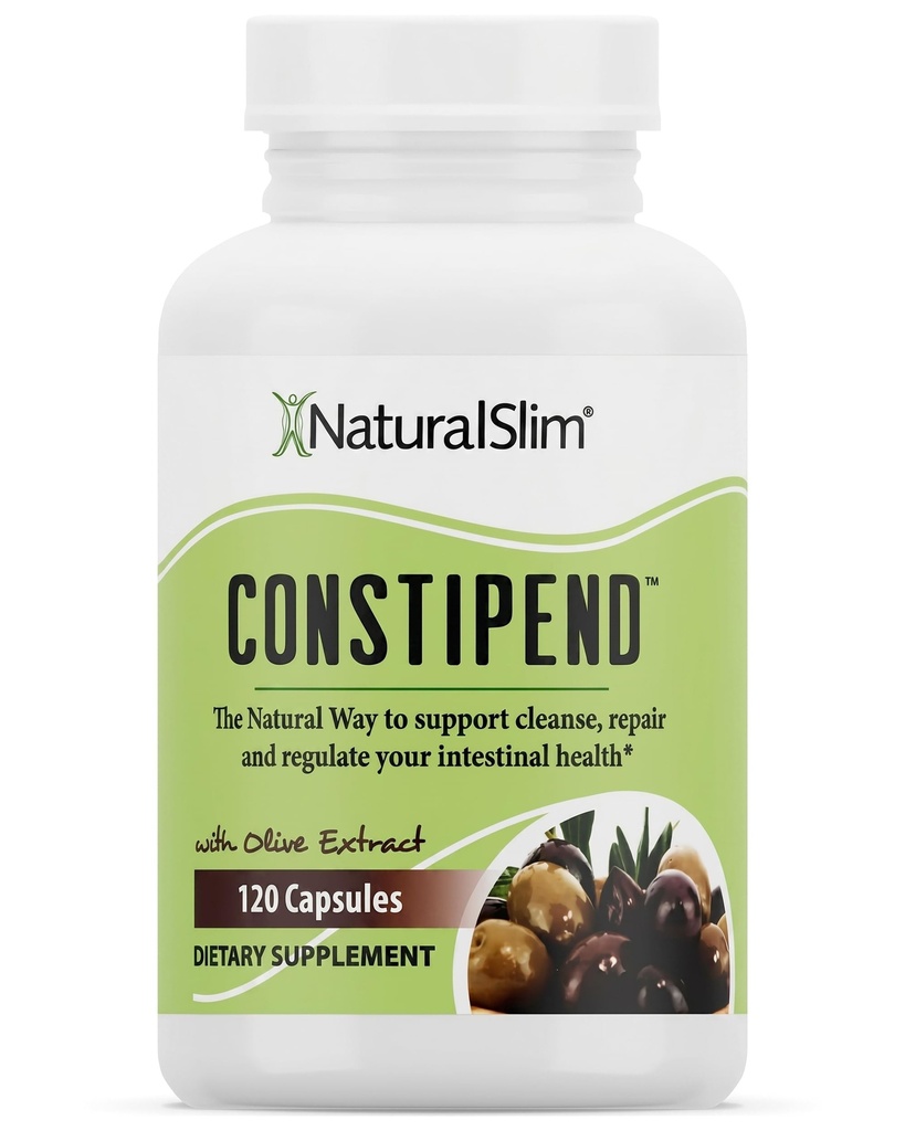 NaturalSlim, Constipation Relief, Αποσκληρυντές Αποσκληρυντές, Καθαριστής Κολώνων για γυναίκες & άνδρες με Κιτρικό μαγνήσιο, Ασπαρτικό & εκχύλισμα ελιάς, 120 κάψουλες λαχανικών