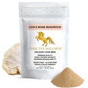 Addicive Wellness Lions Mane Supplement Powder, Premium Quality Lions Mane Mushroom Powder Διπλή-Extract Nootropic, Sugar Free, Vegan & Paleo Friendly Lion's Mushroom Supplement - 1500 mg