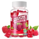 Creatine Monohydrate Gummies Complex 6400mg για άνδρες και γυναίκες -Προηγμένη Φόρμουλα W/L-Taurine + Βιταμίνη B12, Συμπλήρωμα χωρίς ζάχαρη μασώμενα, 90 Gummies σμέουρων