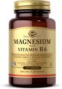 Solgar Magnesium with Vitamin B6, 100 Tablets - Προώθηση της υγιούς οστέινης ορυκτοποίησης, υποστήριξη νευρώνων & μυών λειτουργία, ενέργεια Μεταβολισμός - μη GMO, Vegan, χωρίς γλουτένη, χωρίς γαλακτοκομικά, Kosher - 33 υπηρεσίες