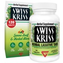 Swiss Kriss Herbal Laxative Tablets, Gentle & Natural Laxatives for Constipation Relief for Adults & Children Over Age 6, Works in 6-12 Ώρες, Senna Laxative, 120 Tablets Total
