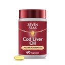 Επτά Seas Cod Liver Oil Επιπλέον υψηλή αντοχή 60 κάψουλες