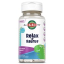 KAL Relax-a-Saurus, συμπλήρωμα υποστήριξης στρες για τα παιδιά, L-Θεανίνη για τα παιδιά με βοτανικό στρες ανακούφιση & χαλάρωση & ανάμειξη, νοστιμότατο φυσικό άρωμα σταφυλιού, 60 ημερών εγγύηση, 30 μάσημα