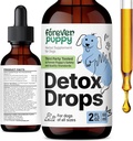 Forever Puppy Detox Drops for Dogs - Dandelion Root & Dandelion Leaf Timcture for Liver and Kidney Support - Βότανο Detox & Αντιοξειδωτικό συμπλήρωμα υποστήριξης για τα σκυλιά όλων των Φυλή & Μεγέθη - 2 fl oz