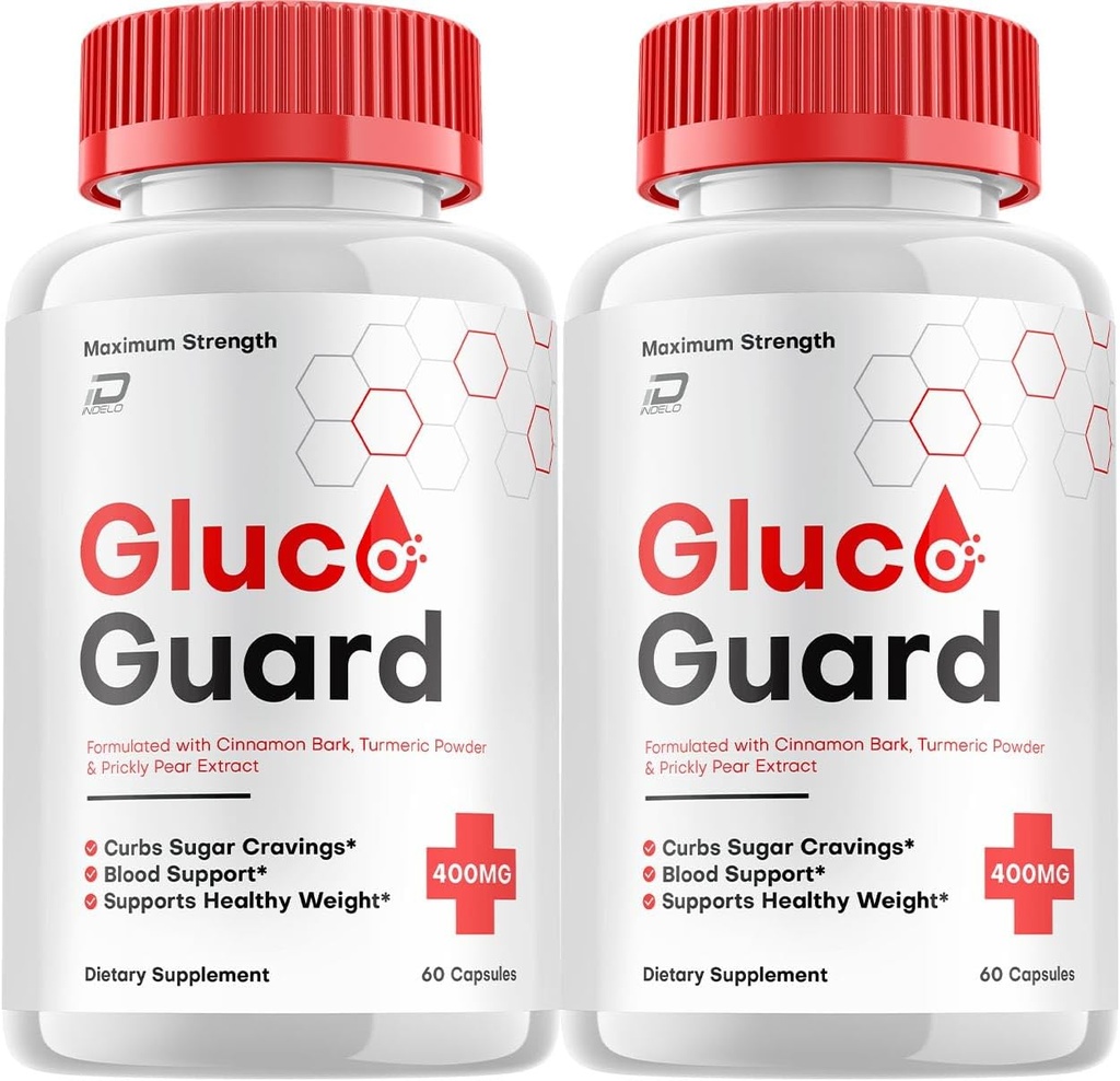 Κάψουλες Gluco Guard, GlucoGuard Advanced Supplement, All Natural Formula to Reservation Healthy Levels, Maximum Strength Daily Formula, GlucoGuard Capses Reviews (2 Συσκευασία - 120 Κάψουλες)