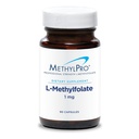 MethylPro L- Methylfolate 1 mg - L Φολικό μεθύλιο, συμπλήρωμα μεθυλοφολικού οξέος για γυναίκες & άνδρες, μεθυλιωμένη βιταμίνη B9 (5- MTHF) για την υγεία του εγκεφάλου, την εστίαση και την ηρεμία - 90 κάψουλες (Pack of 1)