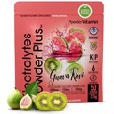 Σκόνη Vitamin Ηλεκτρολυτές σκόνη Plus (50 εξυπηρετούν) Guava Kiwi Ηλεκτρολυτική σκόνη Zero Calorie Keto, 0 Ζάχαρη, Όχι Μαλτοδεξτρίνη, 1000mg Κάλιο,120mg Ασβέστιο,120mg Μαγνήσιο, Ενυδάτωση Powde