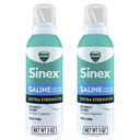 VICKS Sinex ορός επιπλέον Nasal Spray δύναμης, 3X συμπυκνωμένο * Χωρίς φάρμακα Ultra Fine Mist, άμεσα καθαρίζει Mucus, Ultra συμπυκνωμένο για να καθαρίσει τη συμφόρηση γρήγορα, ασφαλές για καθημερινή χρήση, 5 OZ x 2