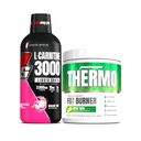 PROSUPPS L-Carnitine 3000 Stimulant Free Liquid Shots (31 Servings, Dragon Fruit) and Thermo Fat Burning Thermogenic Powder (25 Servings, Spicy 'Rita) Bundle