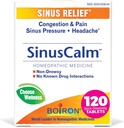 Boiron SinusCalm Tablets for Sinus Pain Relief, Runny Nose, Congestion, Sinus Pressure, Πονοκέφαλος - 120 Count (Pack of 2)