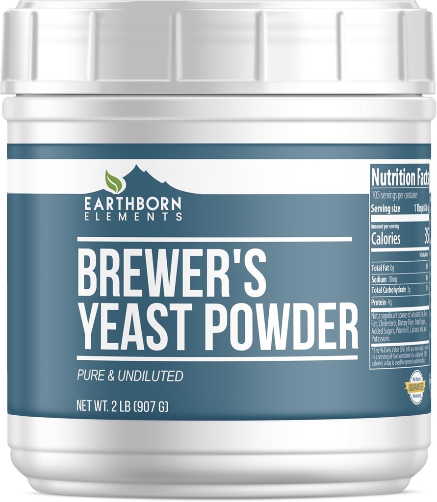 Earthborn Elements Brewer’s Yeast, Pure & Undiloted, Inactive Yeast (2 Λίρες)