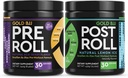 Χρυσό BJJ PreRoll και PostRoll Jiu Jitsu συμπλήρωμα Bundle