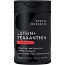 Sports Research® Lutein και Zeaxanthin Κάψουλες - Συμπλήρωμα στήριξης για την υγεία των ματιών Made with Lute-Gen® and Organic Coconut Oil - Vegan Friendly & Non-GMO Επαληθευμένο - 120 Veggie Softgels