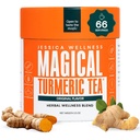 JESSICA WELNESS Magical Turmeric Tea with Ginger, Black Pepper and Stevia 