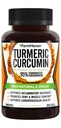 Turmeric Curcumin with BioPerine Black Pepper & 95% Curcuminoids, 1965mg, Maximum Absorption for Joint Support, Non-GMO Turmeric Capsules, Made in USA - 90 Veg Caps
