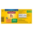 Nature Made Vitamin B1 100 mg, Συμπλήρωμα διατροφής για την υποστήριξη του μεταβολισμού ενέργειας, 100 δισκία, 100 ημέρες προσφοράς