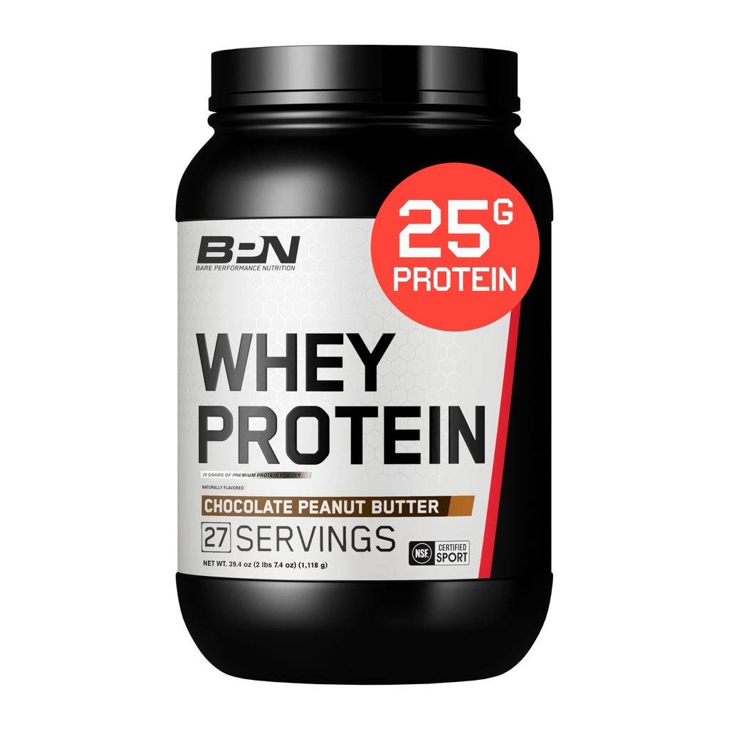 BARE PERFORMANCE NUTRITION, BPN πρωτεΐνη ορού γάλακτος + συμπύκνωμα πρωτεΐνης καζεΐνης, σοκολάτα φυστικοβούτυρο, 25g πρωτεΐνη ανά υπηρεσία υποστηρίζει την ανάνηψη των μυών, 27 εξυπηρετούν, τρίτο μέρος δοκιμαστεί