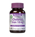 Bluebonnet Nutrition Chelated Iron 18 mg - μη ενισχυτικός σίδηρος - Χωρίς σόγια, χωρίς γλουτένη, μη ΓΤΟ, Kosher Certified, χωρίς γαλακτοκομικά, Vegan - 90 κάψουλες λαχανικών, 90 Servings