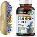 BIO KRAUTER Dan Shen Root Κάψουλες - 1200 mg Αντοχή - 100 Red Sage Caps - Αντιοξειδωτική Πηγή - Salvia Miltiorriza Root - Vegan