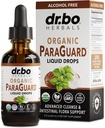 ParaGuard Cleanse Liquid Organic Detox - Organic Intestinal Guard Formula συμπλήρωμα για τους ανθρώπους με μαύρο γαρύφαλλο Walnut Wormwood & Ρίγανη Βάμμα - Φυσικό βοτανικό εντόσθιο σώματος καθαρισμού 2 oz