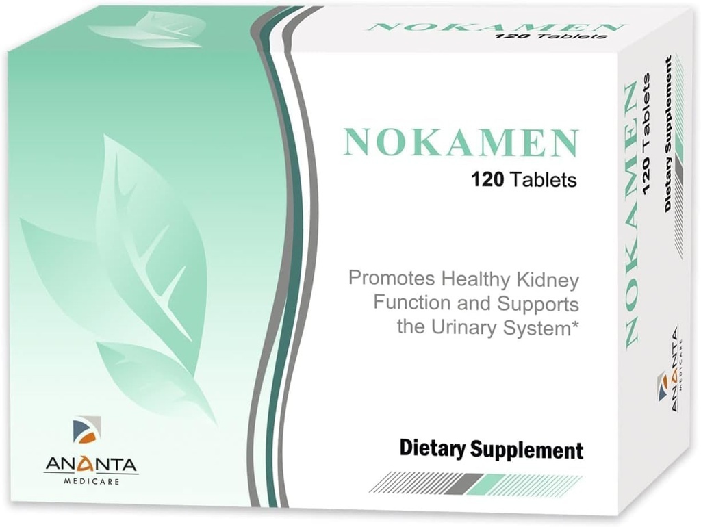 ANANTA MEDICARE Nokamen Kidney Support Supplement – Herbal Formula for Urinary Tract Health – 120 Tablets