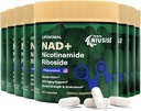 Συμπλήρωμα NAD, NAD Νικοτιναμίδη Ριβοζίδιο 900 Mg για άνδρες και γυναίκες, Λιποσωμική NAD+ Συμπλήρωμα με Nicotinamide Riboside, Resveratrol & Quercetin, Ενέργεια, Boost NAD+, 800 Κάψουλες