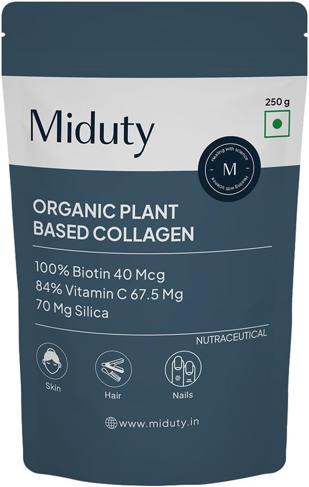 Generic Organic Collagen Powder, Collagen Supplement, Δέρμα, Μαλλιά & Νύχια, Skin Nurshing Formula, Plant Based Collagen, Organic Collagen Powder Pack - 250gm