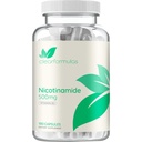 Βιταμίνη Β3 Νικοτιναμίδη 500mg - Υψηλή Απορρόφηση Μορφή Βιταμίνης Β3 Νιασίνη Flush Δωρεάν για Hear Skin Brain και Ενεργειακή Υποστήριξη - NAD Precursor - Made in a cGMP American Facility (180 Services)