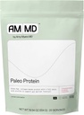 Amy Myers MD Paleo Protein Powder - Strawberries & Cream, 20 Servings - Collagen-Based Gut Function Support - Gluten-Free & Non-Dairy Protein Supplement