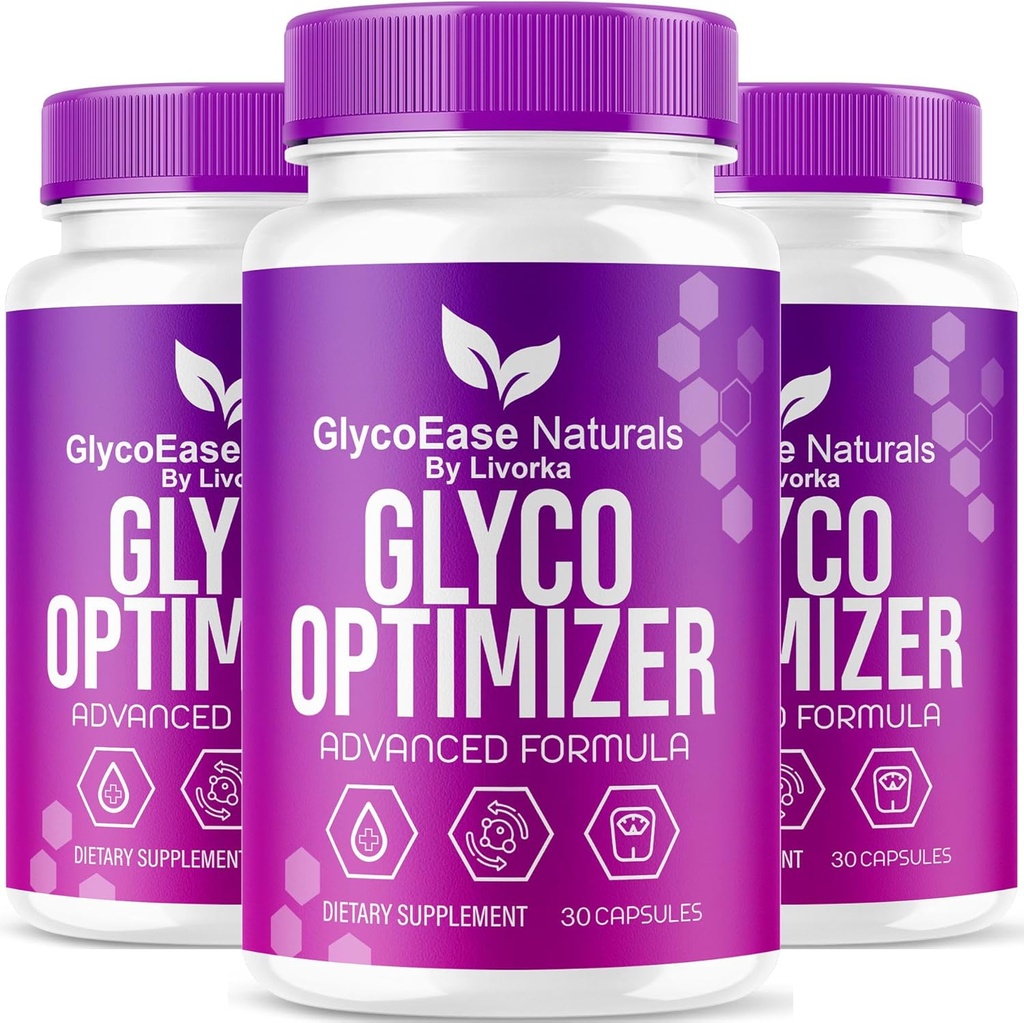 (3 Pack) GlycoEase Glyco Optimizer - Επίσημη GlycoEase χάπια Φυσικό συμπλήρωμα Υποστήριξη, Glycoase Premium Naturals κάψουλες, Glycoeas Advanced Formula Κριτικές, 90 κάψουλες για 3 μήνες