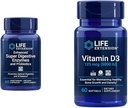 Life Extension 60-Count Super Digestive Enzymes & 5000 IU Vitamin D3 Capsules for Digestion, Bone, Brain, Immune Health