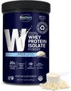 Biochem 100% Whey Isolate Protein - Vanilla Flavor - 15.1 Ounce - Supports Immune Health - Easily Digestible - Refreshing Taste - 20g Vegetarian Protein - Amino Acids